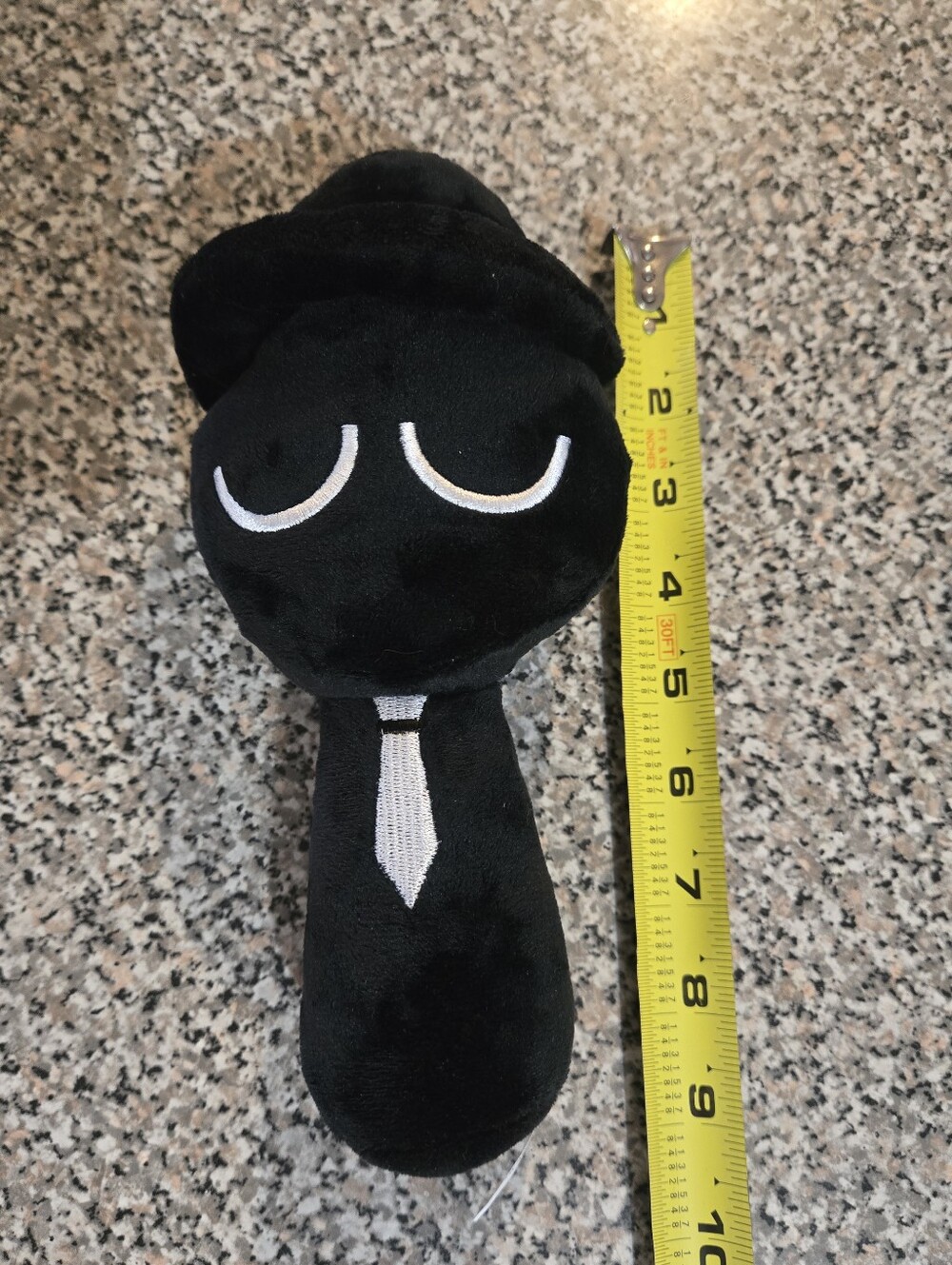 Mr. Black Sprunki Plush with Hat and Tie - Phase 1 - Picture 5 of 6